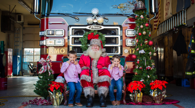 Firehouse Pictures with Santa 2023